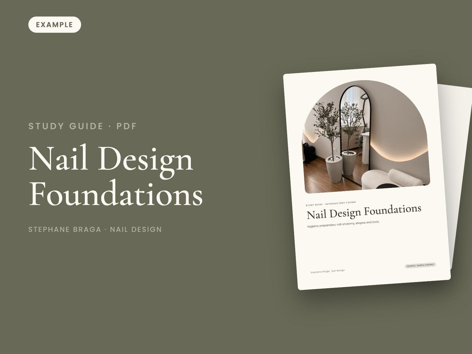 Cover of Nail Design Foundations — Study Guide